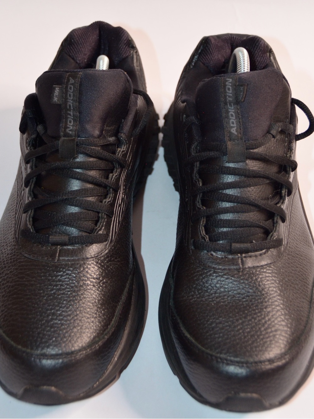 Brooks Addiction Walker 2 Mens 10.5 Wide Black Leather Walking Comfort Shoes